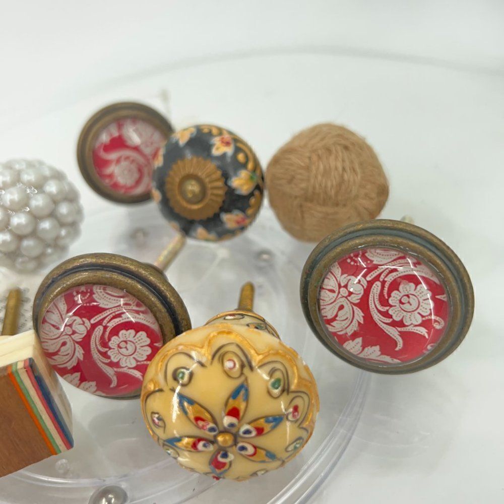 Lot of 10 Hobby Lobby furniture knobs MCM Shabby Chic Farm House Anthropologie - Picture 6 of 9